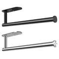 Hotselling Modern Kitchen & Bathroom Stainless Steel Cabinet Roll Rack No Punching Wall Mounted Eco-friendly Paper Towel Holder