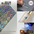 Bonedry Custom Anti-Counterfeit Peel Off Tamper Evident Label Sticker Holographic Security Sticker for Cosmetic Pharmaceutical