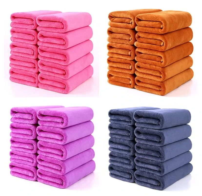 Smart Fox SF01 Super Absorbent Woven Eco-Friendly 400GSM 80x160 Microfiber Towel for Carwash Home Use Showtop Free Minimum Order
