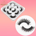 Abestyou Russian Styles 5d 5pair Wispy Faux Mink False Eyelashes Extensions Products Lash Boxes Packaging Bulk Cilios Wholesale