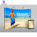 Tian Lang Custom 20ft Tension Fabric Display Trade Show Backdrop with Pillow Case for Exhibition Wall