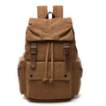ZUOLUNDUO Men's Outdoor Trekking Backpack Solid Color Polyester Lining Zipper & String Closure for Students High School Students