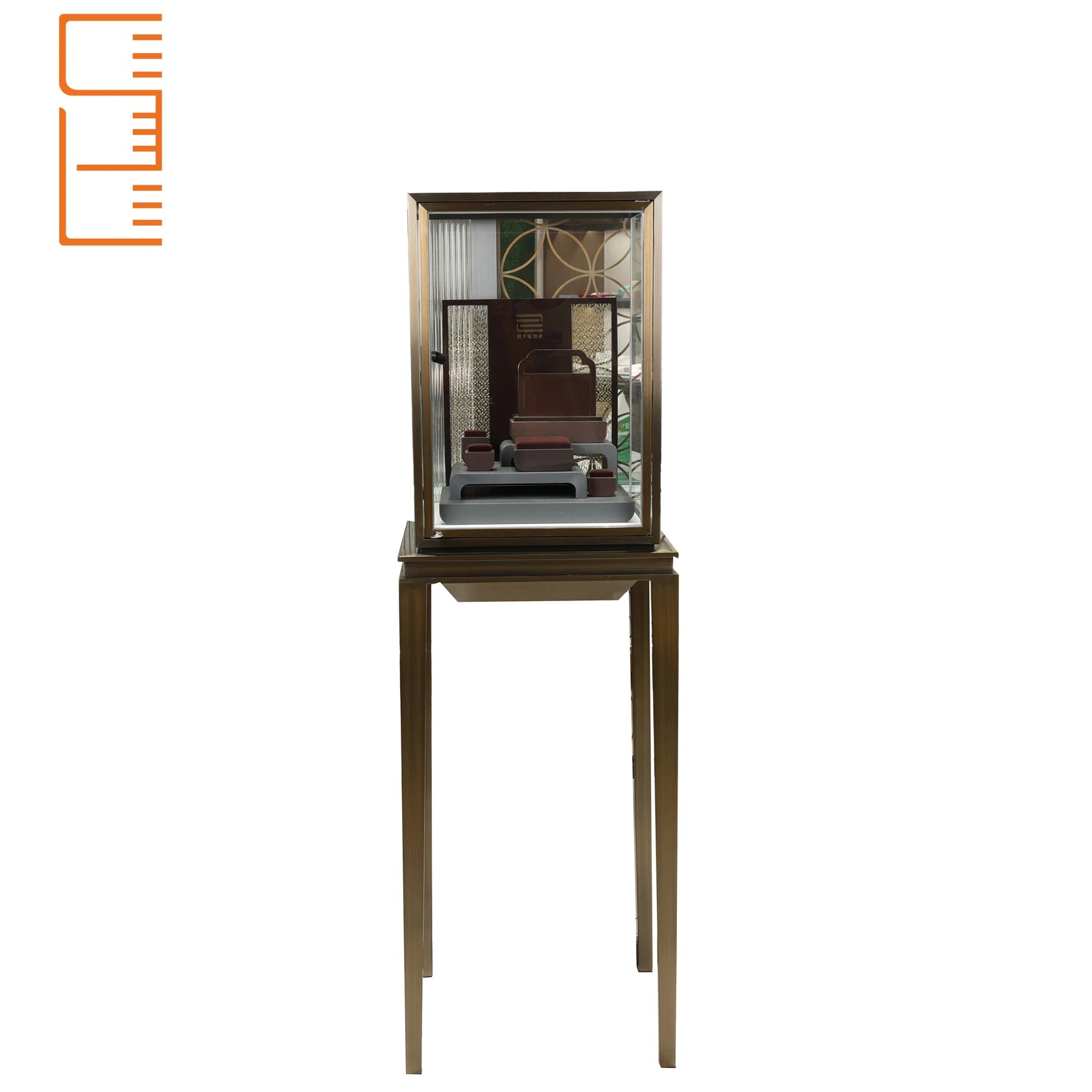 High-End Versatile Streamline Jewellery Shop Creative Shop Design Jewelry Showcase Display Cabinet