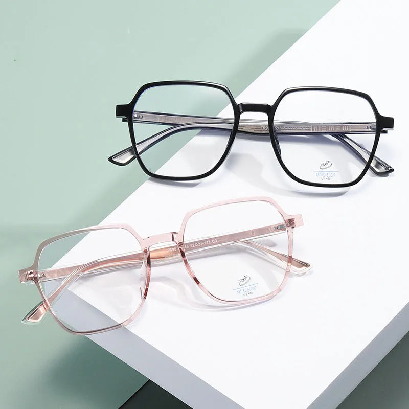 Monture Lunette De Luxe Spectacles Frame Vintage Acetate Temple Optical Eyeglasses