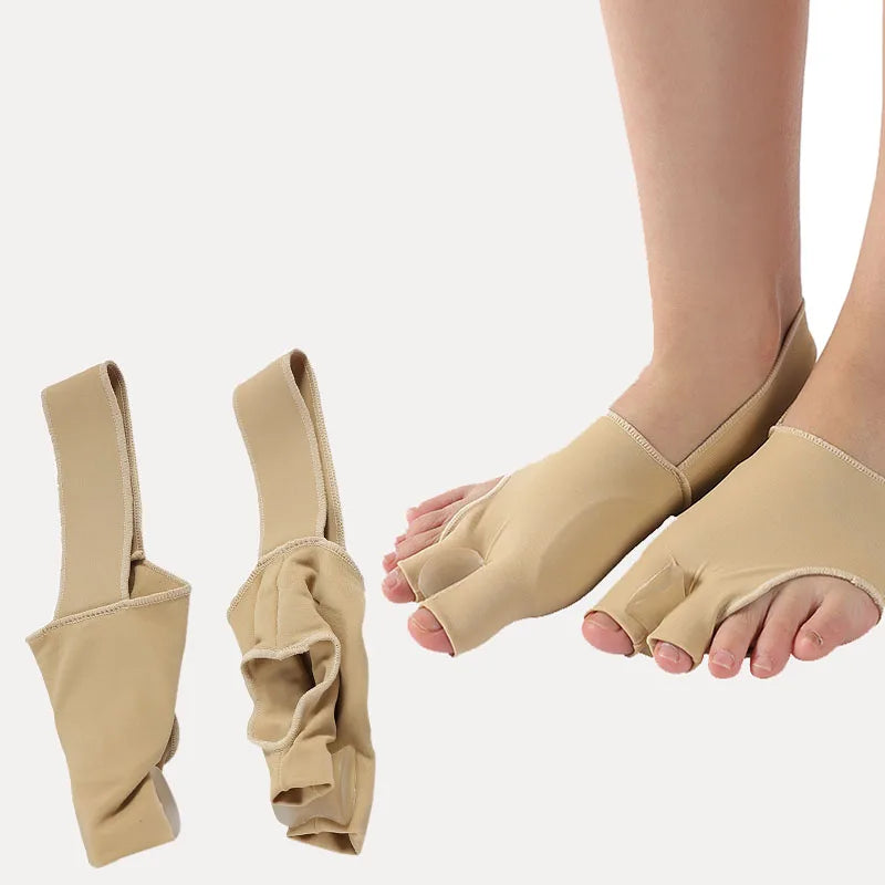 Qusart Soft Gel Toe Separator Silicone Gel Bunion Corrector and Orthosis for Thumb Valgus Comfortable Stretchers for Toes