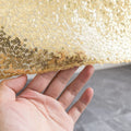 Factory Price Table Runner100cm Diameter Round Sequin Gold Table Cover Sparkly Event Party Supplies Fabric Decorations