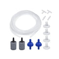Fish Tank Air Pump Accessories With 2 Pcs Bubble Release Air Stones and 2 Pcs Air Valves for Aquarium
