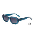 883302S Retro Rectangle Thick Frame Sunglasses OEM Custom Logo Polarized Lens Wholesale Sunglasses
