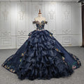 Jancember 9996 Luxury Satin Party Evening Dresses Appliqued Quinceanera Dresses for Girls