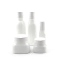 120ml square White Porcelain Bottle Water Emulsion 50g Cream Glass Bottle Cosmetics Set