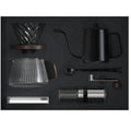 Premium Gift Box Outdoor Travel Drip Coffee Set with Pour Over Coffee Maker Filter Kettle Ceramic Burr Manual Coffee Grinder