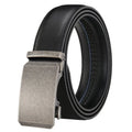 LQbelt Factory Genuine Leather Belt Male Cowhide Automatic Buckle Belts Leather Men Ratchet Wholesale Stock