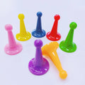 Deskjoy 1pc Multicolor Plastic Pawns 29*19 MM Tabletop Markers for Board Games Arts & Crafts Component