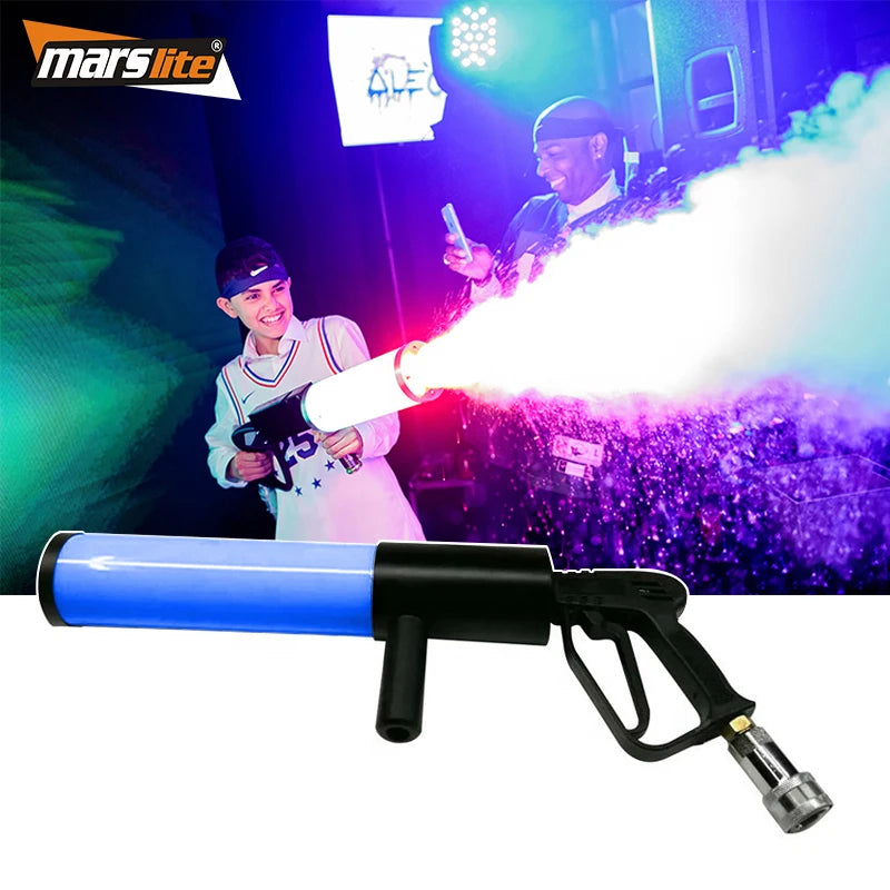 Marslite Stage Special Effect Led Air Soft Co2 Gun Dj Handheld CO2 Gun Fog Machine Air Gun