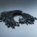 Wholesale Durable 10cm 15cm 20cm 25cm Polyester Cotton Garment Hangtag Rope Strong Pull Bullet Lock Wax Cord Clothing Shoes