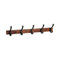 Daili Hot Sale Black Wall Hooks Coat Rack Display Racks with Block Rack Stand for Kitchen and Bathroom Use for Clothing