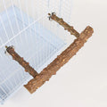 Natural Pepperwood Perch Parrot Perch Eclectus Parrot-Specific Swinging Perch Hanging Ring Chewing Bird Toy