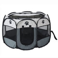 ZMaker Oxford Fabric Washable Portable Folding Pet Octagonal Playpen Fence Tent with Carrying Bag