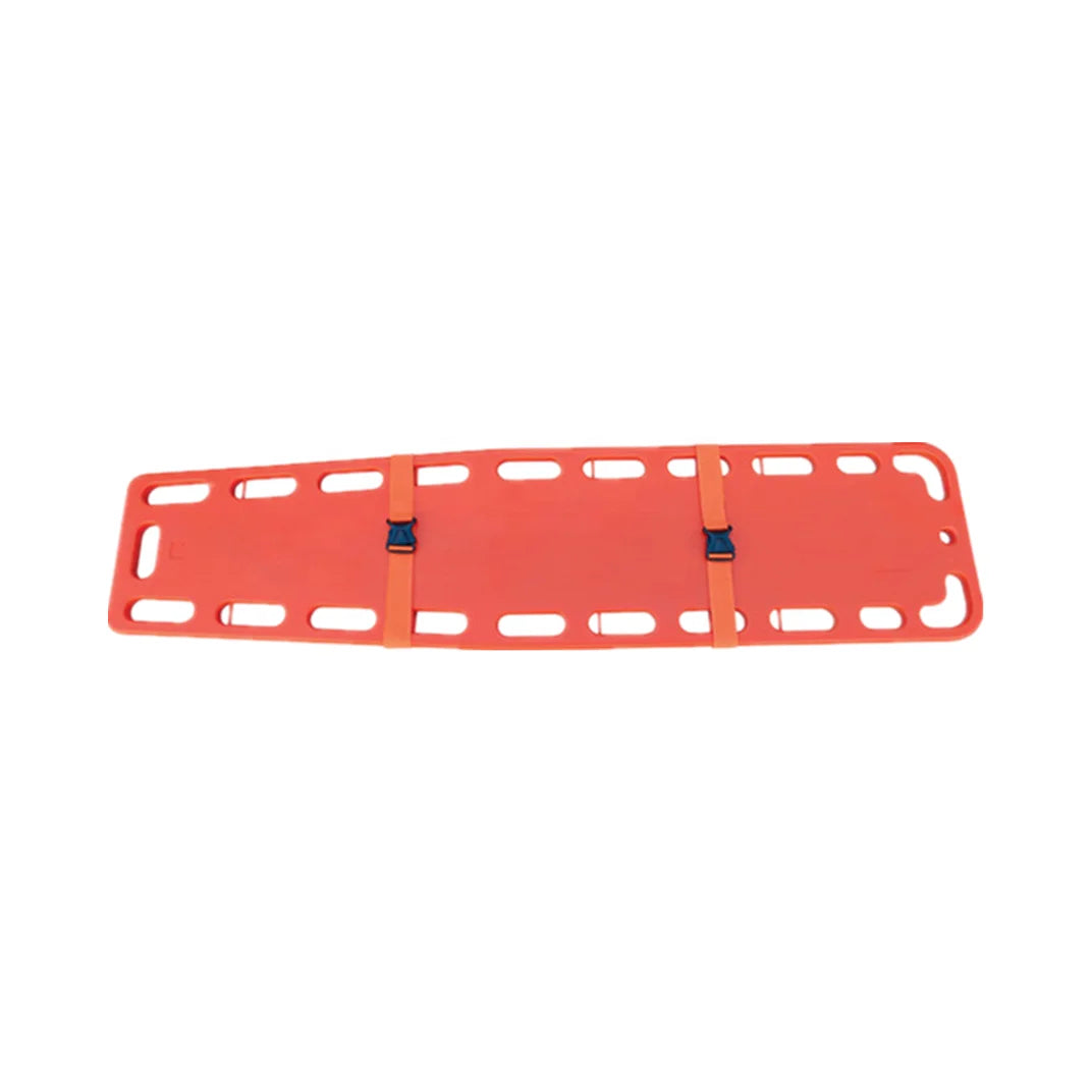 Plastic Rescue Stretcher Strong Spine Board Stretcher for Hospitals Rescue Spine Board Stretcher with Head Immobilizer and Strap