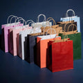 Wholesale Custom Craft Gift Brown White Packaging Bolsa De Papel Printed Shopping Bag Kraft Paper Bags With Your Own Logo