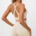 OEM Customized Scrunch Butt Lift Shorts for Women Fitness Exercise Bra Two Piece Yoga Sets