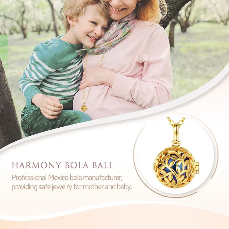 Mom Heart Pearl Cage Pendant 18k Gold Mum Love Pearl Necklace Mothers Day Gift Hollow Charm Jewelry