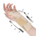 KS-6062# Newest Adjustable Double Aluminum Plate Support Wrist Guard Fitness Sports Safty Orthopedic Fixation