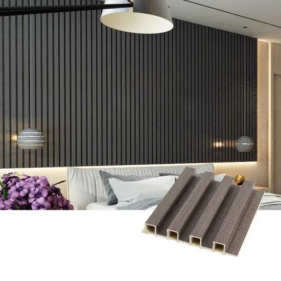 Factory Direct Modern Waterproof WPC Fluted Panel Cladding Panels Interior Exterior Wall Decor Panel Sheet