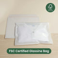 FSC Certified Glassine Self Seal Bag for Designer Clothing Luxury Retail Packaging Bulk