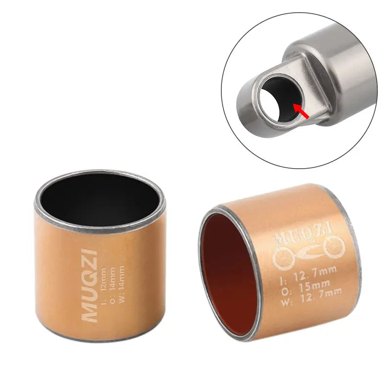 MUQZI Bicycle Rear Suspension Shock Absorber Bushing 12mm 12.7mm Bike Shock Absorber Parts Cycling Accessories