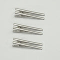 6mm*6cm 2.35Inch Slim Rectangle Metal Alligator Hair Clip Plain Long Narrow Duckbill Hairpins