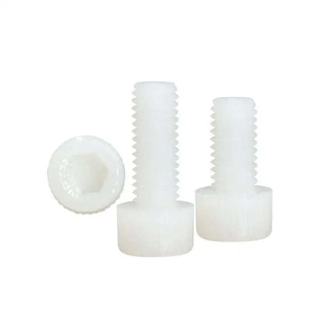 Factory Provides Nylon Screw DIN Standard Socket Screw DIN912 PA66 Plastic Hex Socket Head Screw and Nylon Bolt