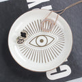 Modern Nordic Style Light Luxury Storage Tray Cross-Border Wholesale for Foreign Trade Big Eyes Jewelry Plate Gifts Decoration