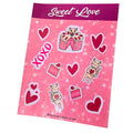 Custom Design Logo Adhesive Vinyl Kiss Cut Sticker Sheet Printed Outdoor Vinyl Die Cut Labels Printing