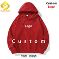 Fengway Custom 320gsm Cotton Solid Spring Hooded Sweatshirts Heavyweight Unisex Blank Pullover Hoodies with Fringe Design