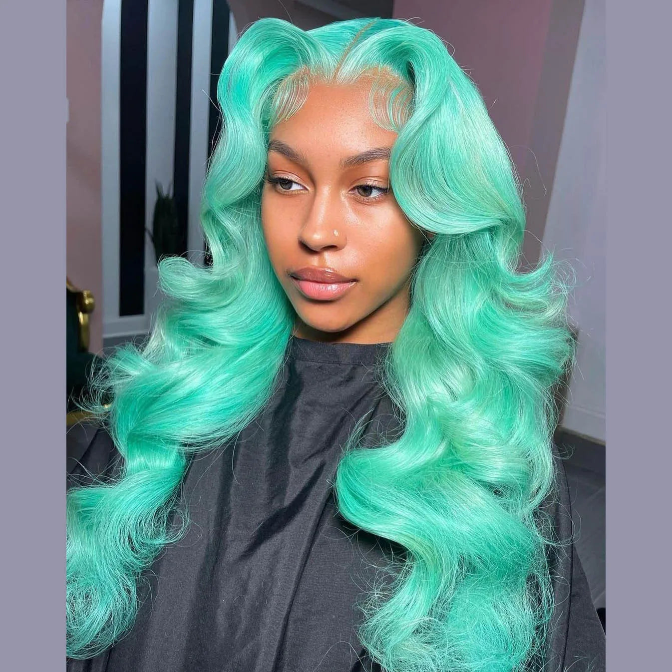 Different Color Pink Red Blue Hd 13x6 Lace Frontal Wig Body Wave Cabello Humano Cuticle Aligned Virgin Hair Vendors Human Wigs