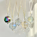 Crystal Courtyard Garden Decoration Animal Print Engraved DIY Christmas Ball Sun Catcher Bracelet Love J&G FAN