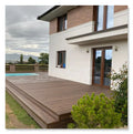 European Brushed WPC Co-extrusion Composite Outdoor Decking-Waterproof & Anti-slip No Gap Flooring