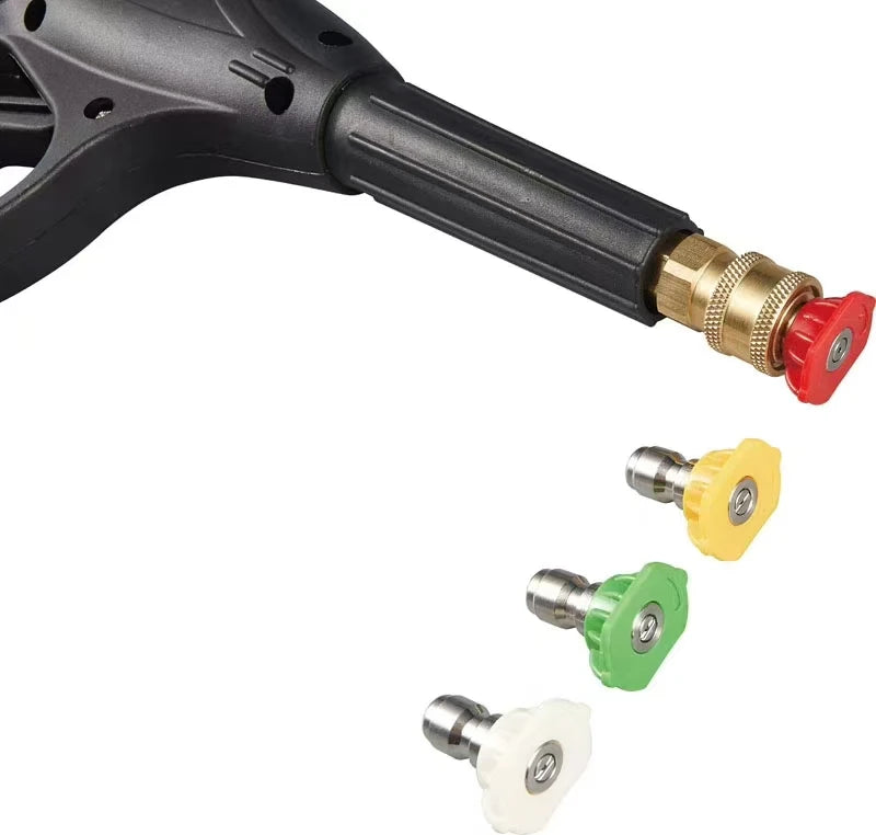 1/4 Quick Plug High Pressure Stainless Steel Water Gun Nozzle New Condition Fan Nozzle for Car Wash
