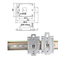 Easy-to-Use Din Rail Plastic Snap Hook Bracket for Switch Installation Din Rail Mounting Clip