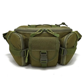 Multi-Functional Nylon Fanny Waist Pack Fishing Cycling Camping Hiking Hip Bum Belt Tactical Outdoors Fanny Pack Bags