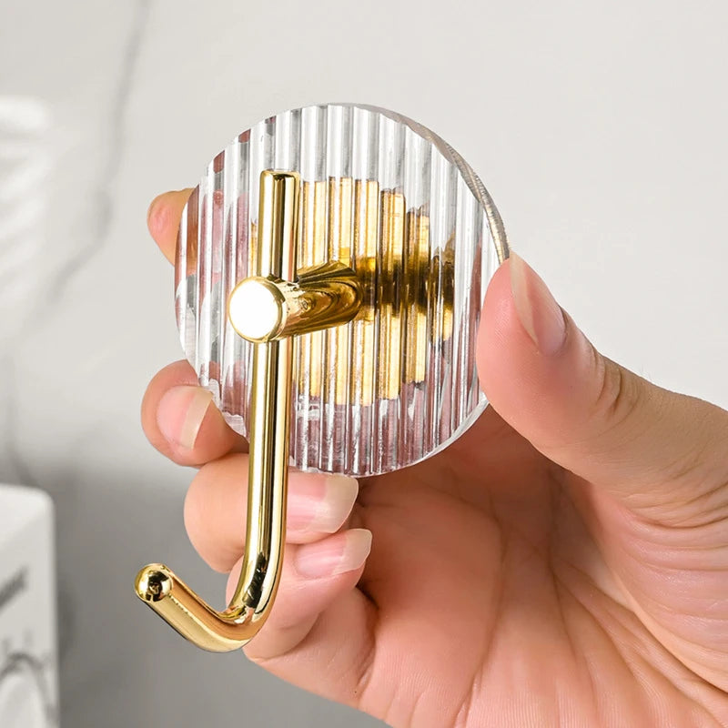 Jelos Factory Wholesale Luxury Custom Acceptable Single Acrylic Aluminium Silver Gold Eco-Friendly Multifunction Hooks