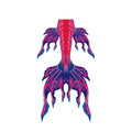 Mermaid Tail Bikini 2-Piece Set Print Front Logo Eco-Friendly Spandex/Polyester Unisex
