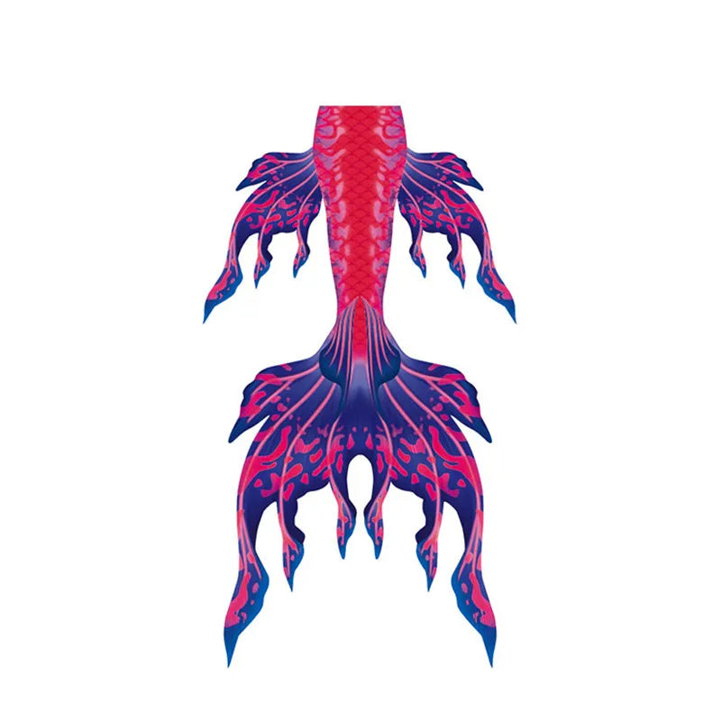 Mermaid Tail Bikini 2-Piece Set Print Front Logo Eco-Friendly Spandex/Polyester Unisex