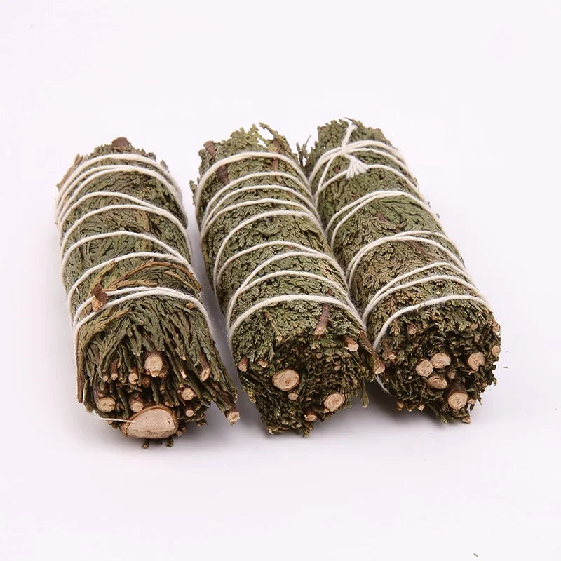 Wholesale White Sage Flowers Handmade Natural Dried Cedar Lavender Rosemary Rose Organic California Sage Smudge Stick Wand