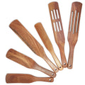 2021 New Style Wooden Spurtle Set Teak Wood Spurtles Set of 4 Kitchetools