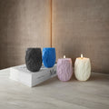 J10-276 Cylinder Silicone Mold Animal Relief Cylinder Sub Aromatherapy Candle Diffuser Stone Ornament Diy Handmade Drip Glue