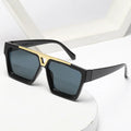 2023 New Millionaire Sunglasses Conjoined Square Glasses Modern Fashion Big Frame Shade Sunglasses Lunettes De Soleil