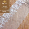 Mesh Lace Lolita Skirt Cuff Accessories Large Flower Water Soluble Barcode Embroidery Fabric for Clothing Shoes and Bags