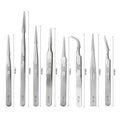 OEM VETUS ST Set Forceps Straight Tip Tweezer Women Makeup Stainless Steel Pincette Eyelash Tweezers Eye Beauty Vendor Tweezer